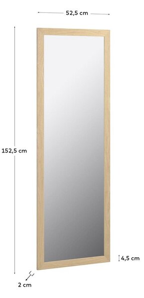 Nástenné zrkadlo 52,5x152,5 cm Wilany – Kave Home