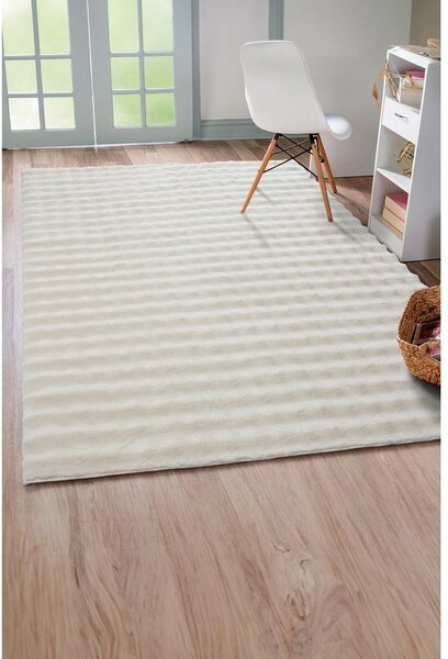 Slonovinový prateľný koberec 120x170 cm Bubble Emarald – Mila Home