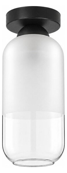BRILAGI - LED stropné svietidlo RETRO GLASS 1xE27/60W/230V pr. 14 cm čierna/biela