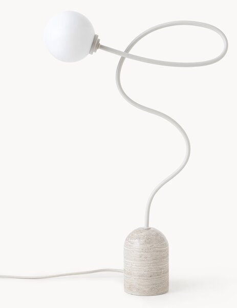 Stolová lampa's mramorovým podstavcom Alina
