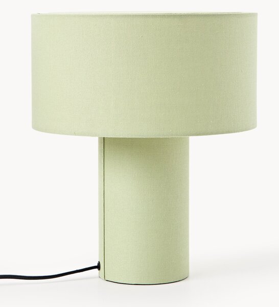 Ľanová stolová lampa Ron