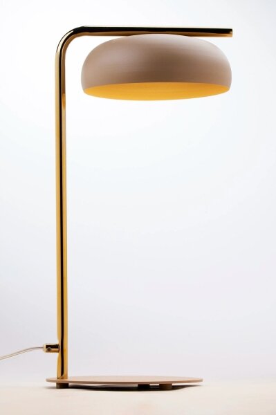 Stolná lampa OLAF 1xGX53/12W/230V béžová/zlatá