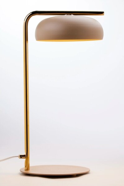 Stolná lampa OLAF 1xGX53/12W/230V béžová/zlatá