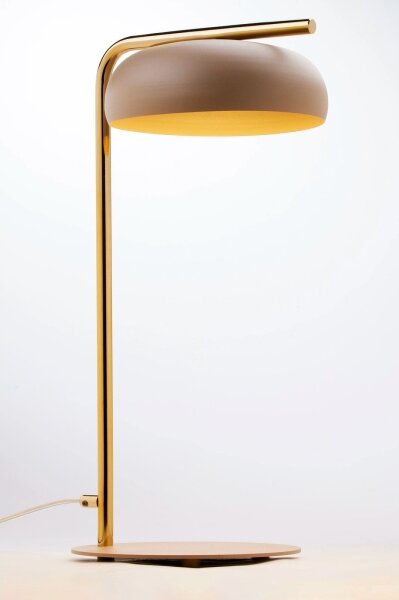 Stolná lampa OLAF 1xGX53/12W/230V béžová/zlatá