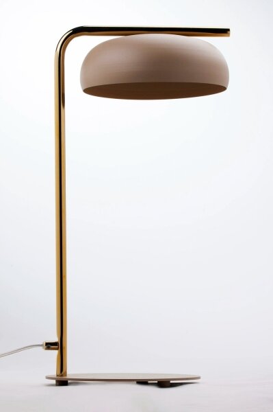 Stolná lampa OLAF 1xGX53/12W/230V béžová/zlatá