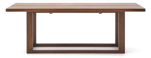 Jedálenský stôl z tíkového dreva v prírodnej farbe 100x220 cm Sashi – Kave Home
