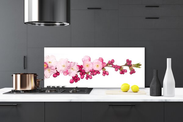 Nástenný panel  Kvet vetva 125x50 cm