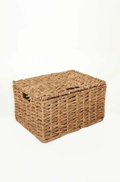 Regálový kôš SECCHIO, vodný hyacint, 43x32x23 cm, natur, outlet