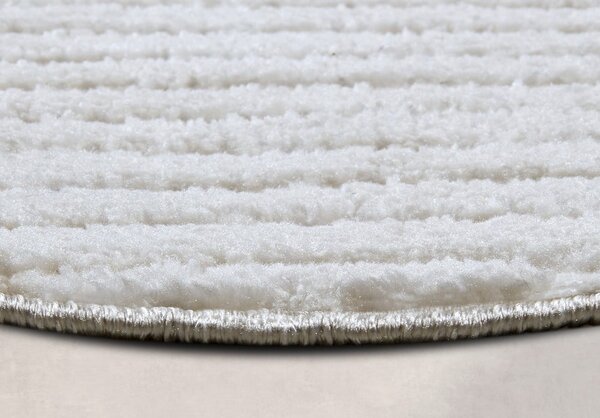Biely okrúhly koberec ø 160 cm Panglao New York White – Elle Decoration