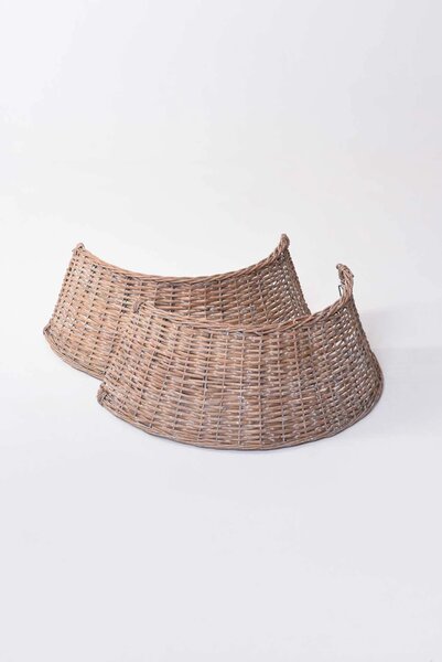 Dizajnový obal OSLONA, ratan, dolný priemer 70 cm, natur