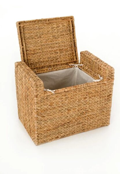 Taburet MONO PLUS, vodný hyacint, výška 45 cm, natur