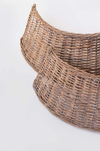 Dizajnový obal OSLONA, ratan, dolný priemer 70 cm, natur