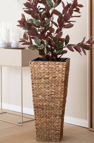 Kvetináč ASIA, vodný hyacint, výška 60 cm, natur