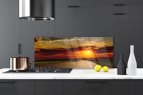 Nástenný panel  Východ cesta príroda 125x50 cm