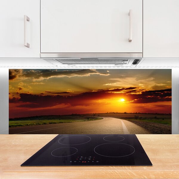 Nástenný panel  Východ cesta príroda 125x50 cm