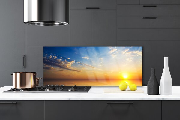 Nástenný panel  Východ mraky príroda 125x50 cm