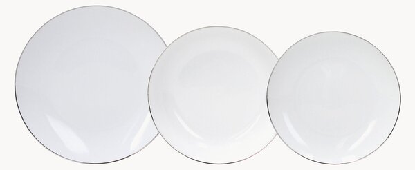 Porcelánová súprava riadu Metropolis, 6 osôb, 18 ks