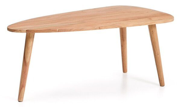 Konferenčný stolík z masívu akácie v prírodnej farbe 60x110,5 cm Duvani – Kave Home