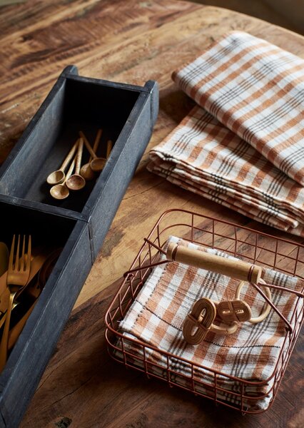 Úložný box z recyklovaného dreva Black