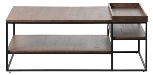 Hnedý konferenčný stolík 70x120 cm Rivoli – Unique Furniture