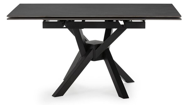 Rozkladací jedálenský stôl s prídavnou doskou s doskou z kameňa 90x150 cm Arlene – Marckeric