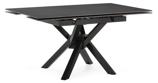 Rozkladací jedálenský stôl s prídavnou doskou s doskou z kameňa 90x150 cm Arlene – Marckeric