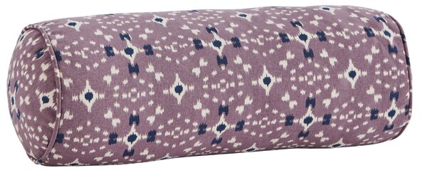 Vankúš valec Dusty Lilac/White/Blue