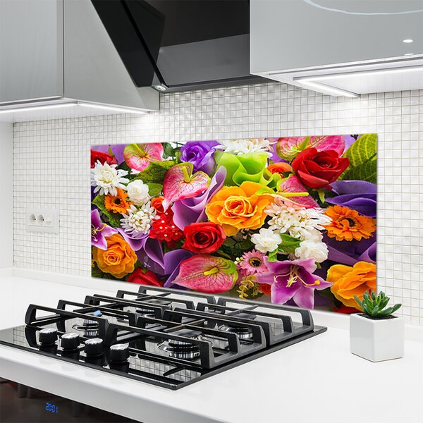 Nástenný panel  Kvety 120x60 cm