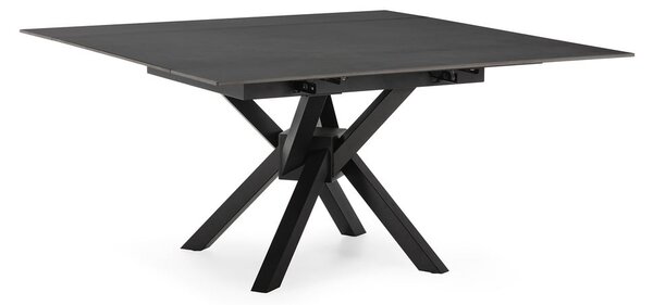 Rozkladací jedálenský stôl s prídavnou doskou s doskou z kameňa 90x150 cm Arlene – Marckeric