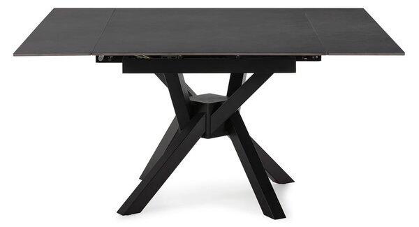 Rozkladací jedálenský stôl s prídavnou doskou s doskou z kameňa 90x150 cm Arlene – Marckeric
