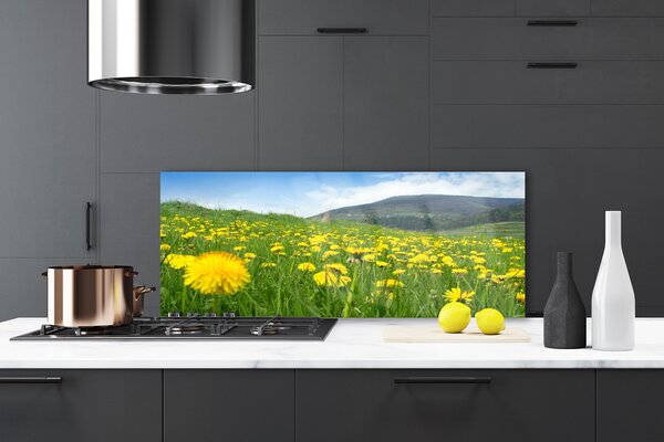 Nástenný panel  Púpava príroda 125x50 cm