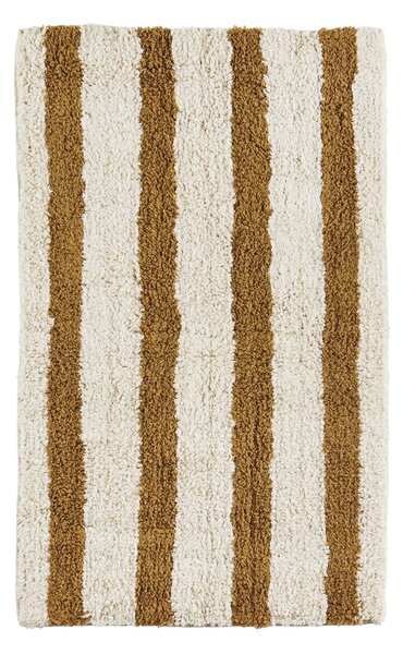 Kúpeľňová rohožka Tufted Mustard Stripe 50 × 80 cm