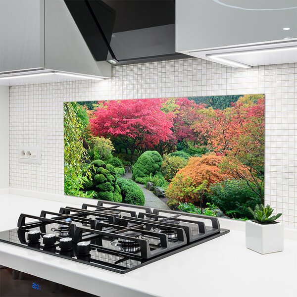 Nástenný panel  Záhrada kvetina strom príroda 120x60 cm
