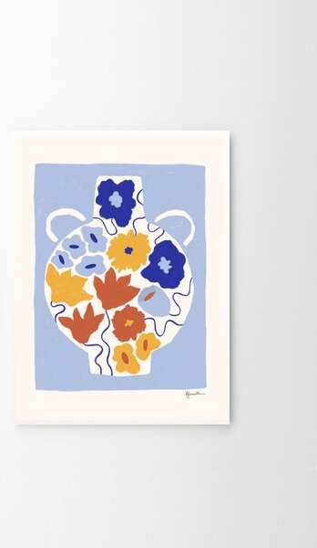 Autorský plagát Flower Pot by Frankie Penwill 40 x 50 cm