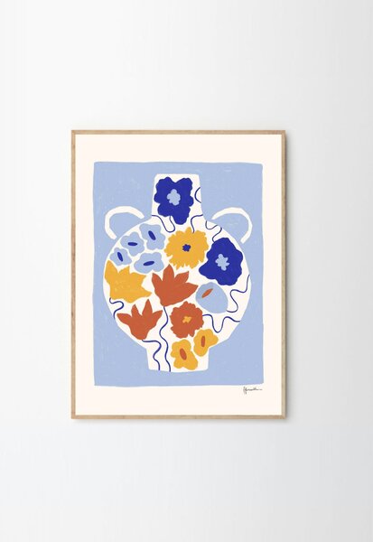 Autorský plagát Flower Pot by Frankie Penwill 40 x 50 cm
