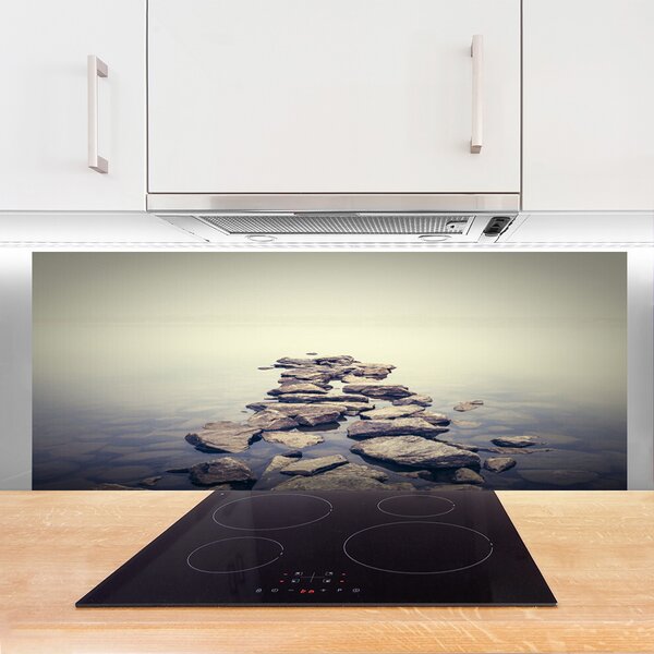 Nástenný panel  Kamene voda príroda 125x50 cm