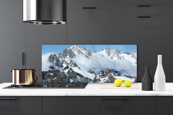 Nástenný panel  Hory krajina 125x50 cm
