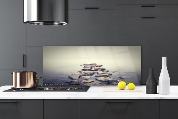 Nástenný panel  Kamene voda príroda 125x50 cm