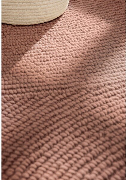 Ručne tkaný vlnený koberec v terakotovej farbe 80x150 cm Calmio – Hanse Home