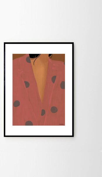 Autorský plagát Dressed by Sandra Blomén Maschinsky 30 x 40 cm