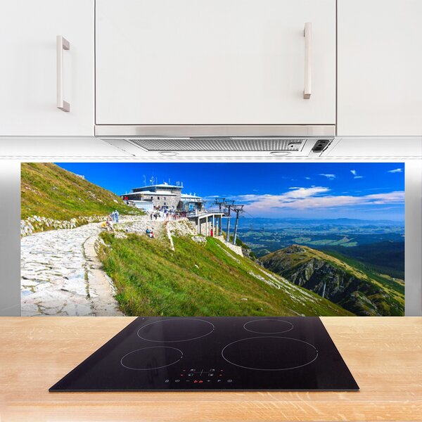 Nástenný panel  Hory chodník príroda 125x50 cm