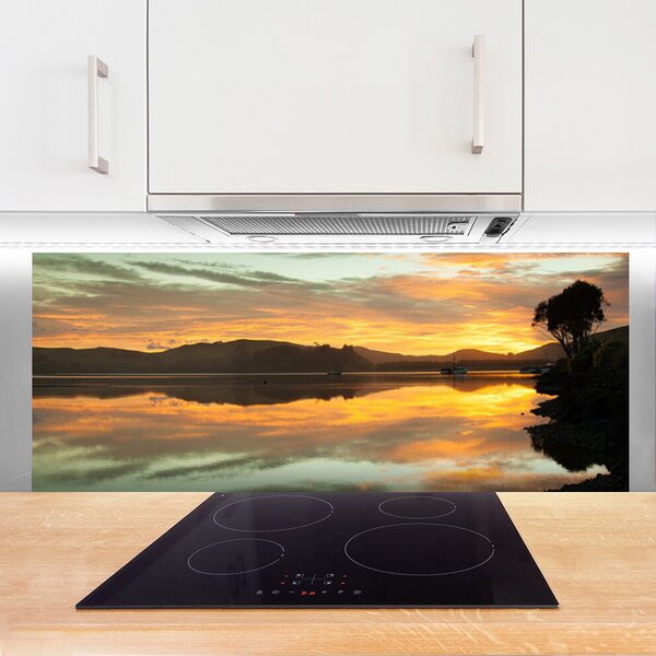Nástenný panel  Voda hory príroda 125x50 cm