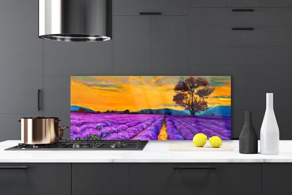 Nástenný panel  Pole príroda 125x50 cm