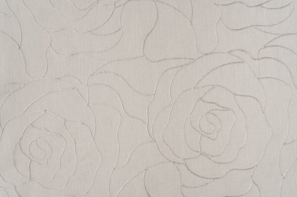 Bielo-sivá záclona 140x245 cm Amanda – Mendola Fabrics