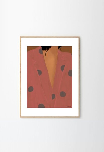 Autorský plagát Dressed by Sandra Blomén Maschinsky 30 x 40 cm
