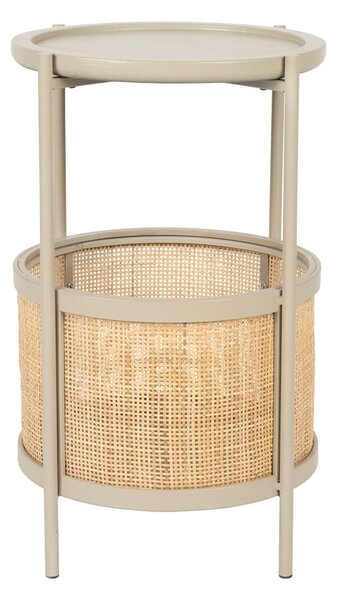 Okrúhly odkladací stolík ø 30 cm Makoto – White Label