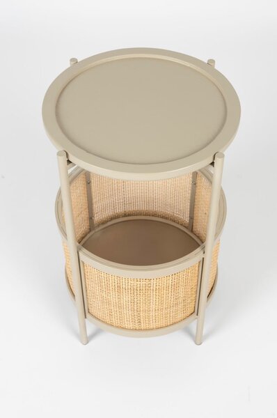 Okrúhly odkladací stolík ø 30 cm Makoto – White Label