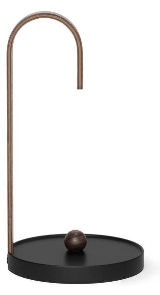 Čierny drevený stojan na papierové utierky ø 17 cm Bellwood – Umbra