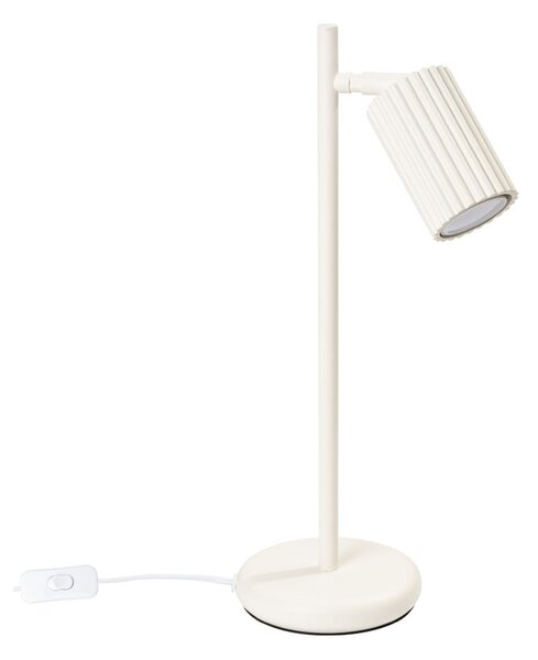 Krémová stolová lampa (výška 43 cm) Gleam – Sollux
