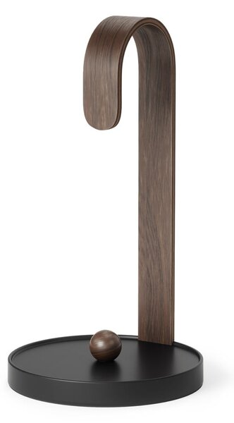 Čierny drevený stojan na papierové utierky ø 17 cm Bellwood – Umbra